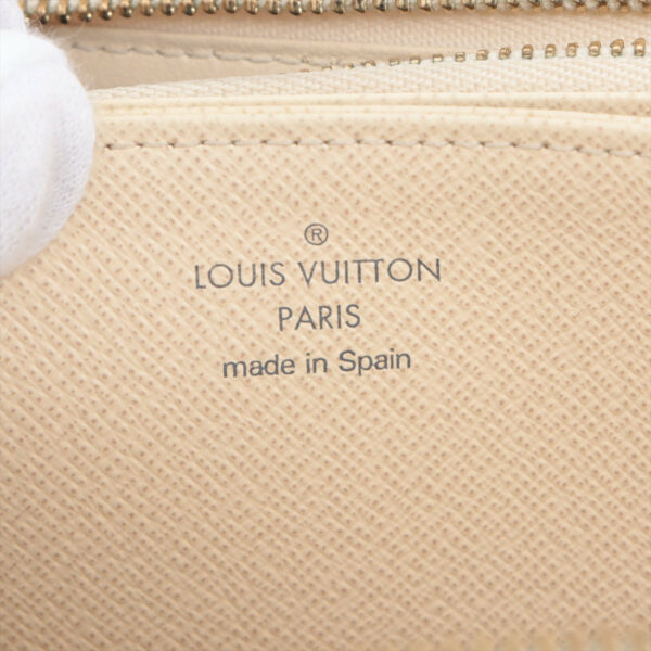 LV Damier Azur Zippy Long Wallet - Image 10