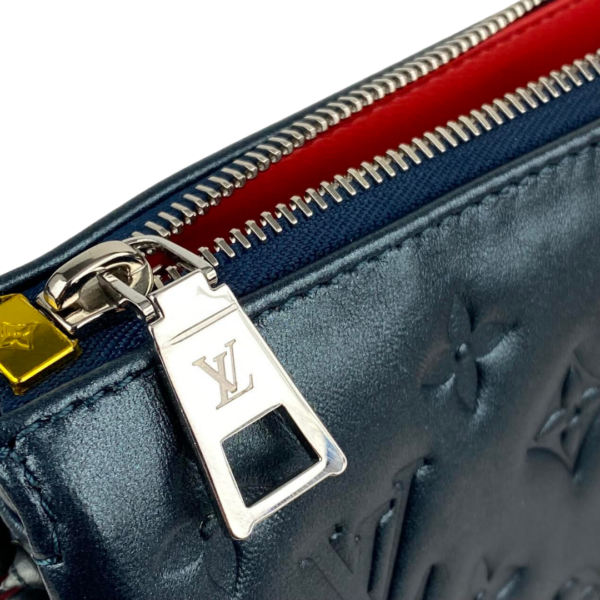 LV Coussin PM Metallic Blue w/2 Straps - Image 8