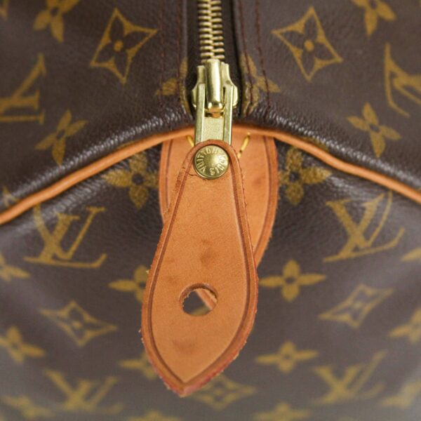 Upcycled LV Speedy 30 Monogram Canvas - Blue Specter - Image 11