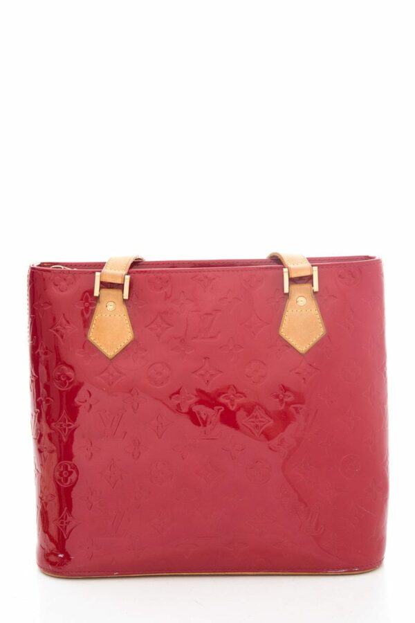 LV Red Monogram Vernis Handbag - Image 3