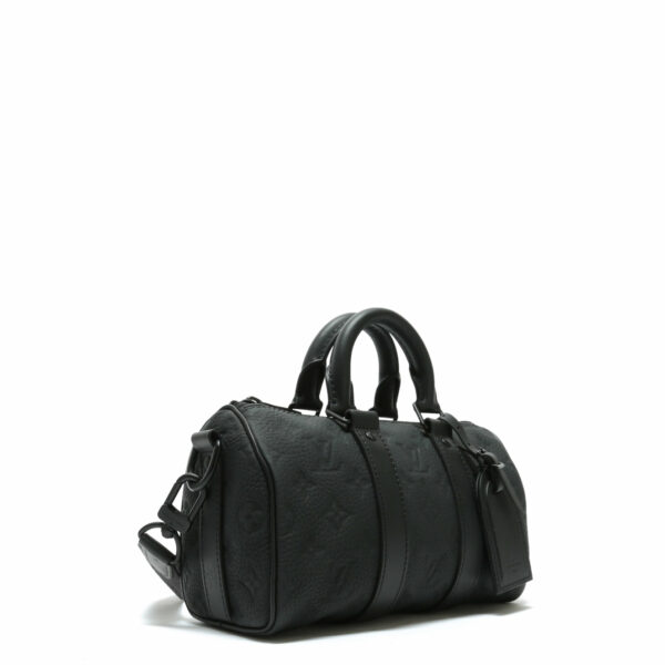 LV Keepall 25 Bandouliere Taurillon Black - Image 2