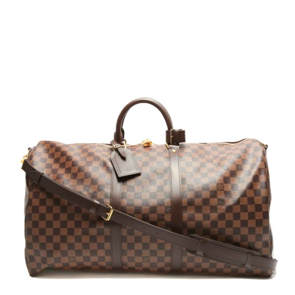 LV Keepall 55 Bando Damier Ebene - Image 14