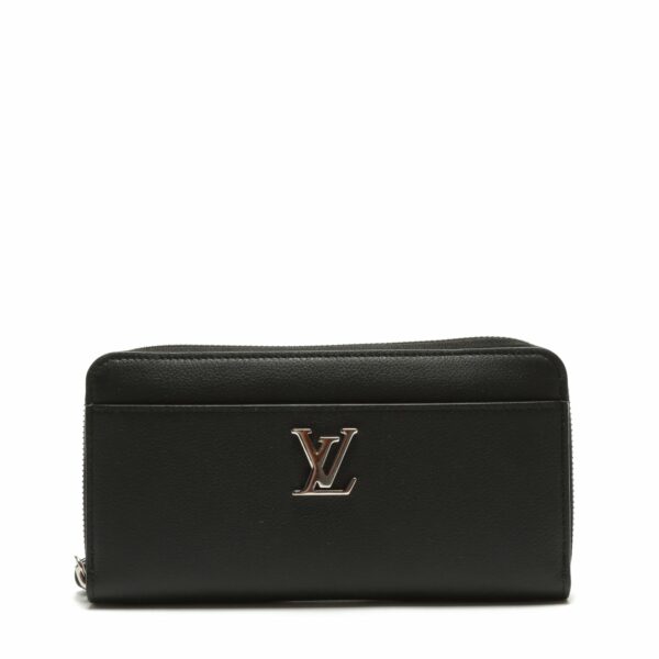 LV Lockme Zippy Wallet Black - Image 9