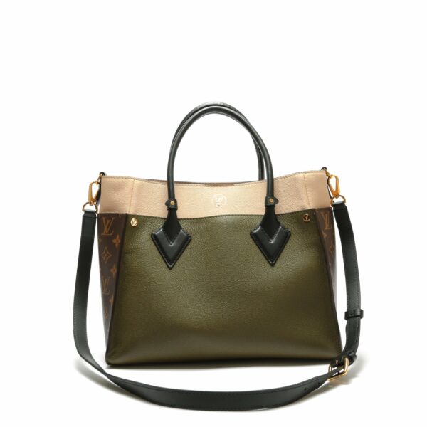 LV On My Side MM Laurel Green/Beige - Image 3