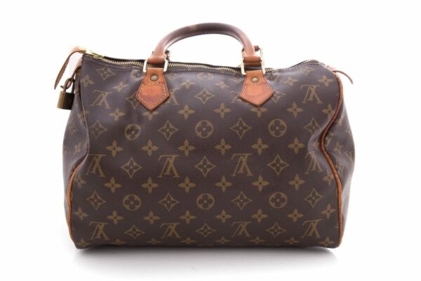 LV 2007 Brown Monogram Speedy Handbag - Image 3