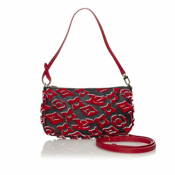 LV X Urs Fischer Pochette Accessoires Red Limited Edition - Image 9