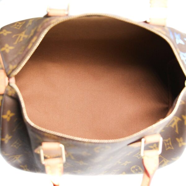 Upcycled LV Speedy 30 Monogram Canvas - Blue Specter - Image 13