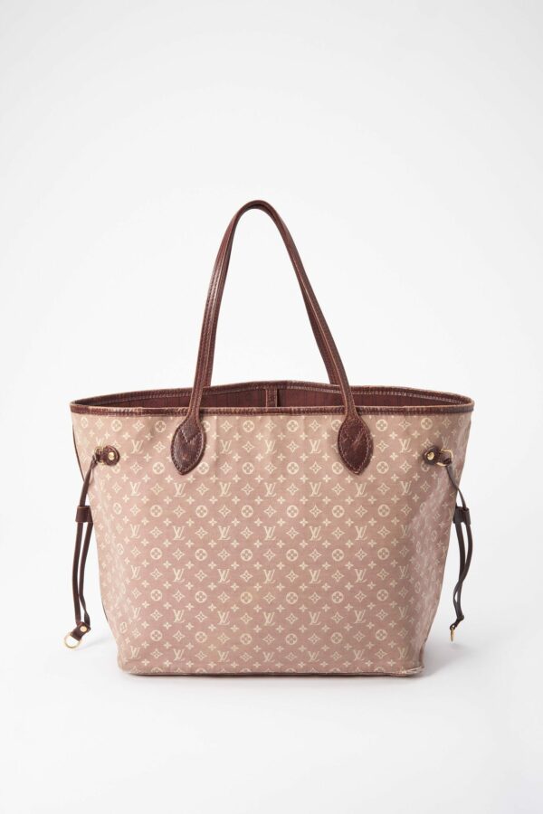 LV Neverfull MM in Burgundy Monogram Canvas - Image 9