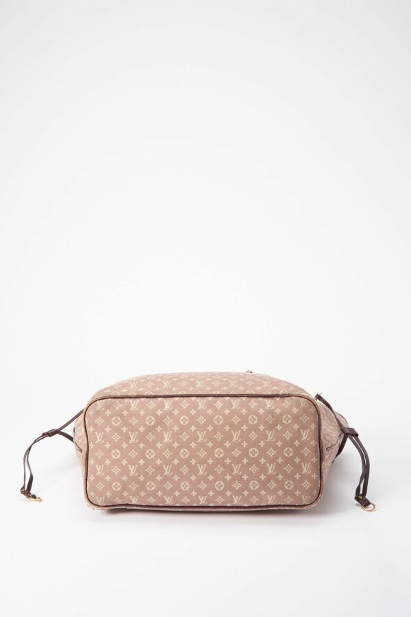 LV Neverfull MM in Burgundy Monogram Canvas - Image 4