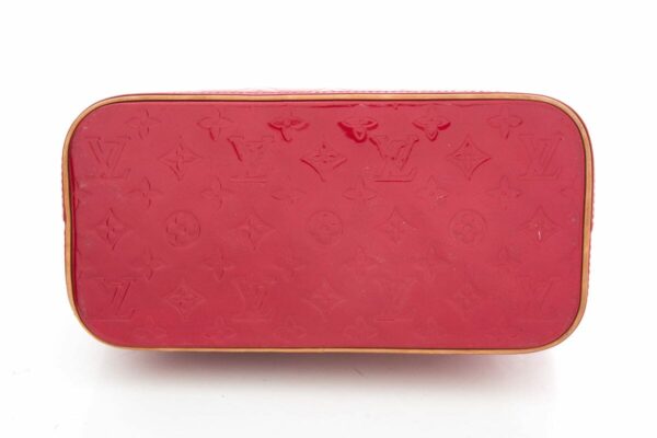 LV Red Monogram Vernis Handbag - Image 4