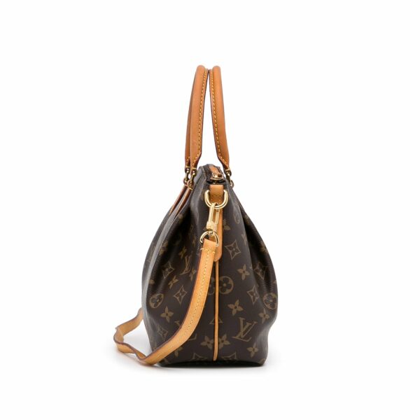 Brown LV Monogram Turenne PM Satchel - Image 11