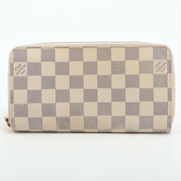 LV Damier Azur Zippy Long Wallet - Image 14