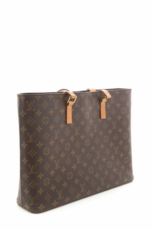 LV 2001 Brown Luco Monogram Canvas Handbag - Image 2