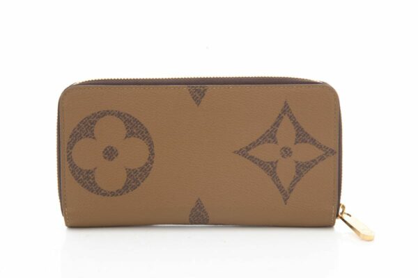 LV Brown Reverse Monogram Zippy Wallet - Image 2