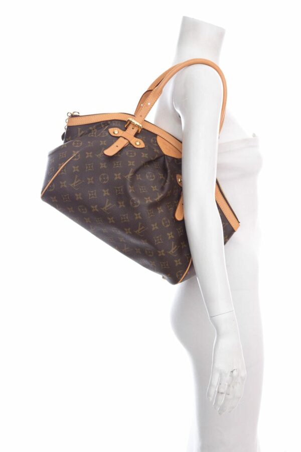 LV Tivoli Brown Monogram Canvas Handbag