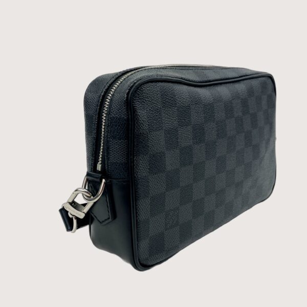 LV Kasai Clutch Damier Graphite