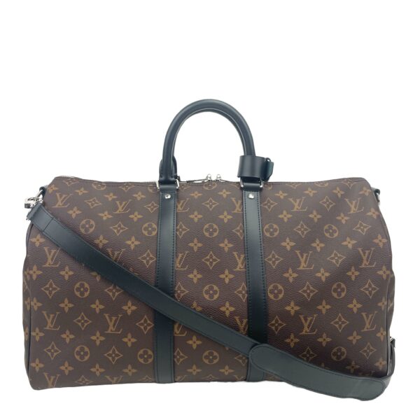 LV Monogram Macassar Keepall Bandoulière 45 - Image 9