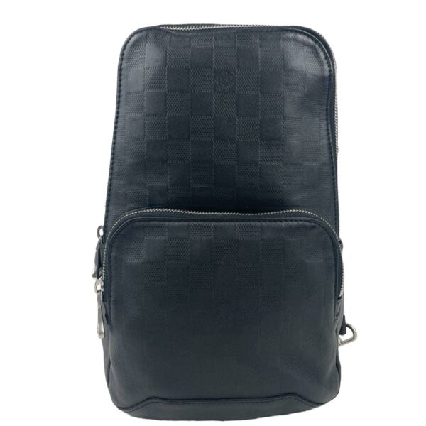 LV Leather Avenue Sling Infini Onyx - Image 10