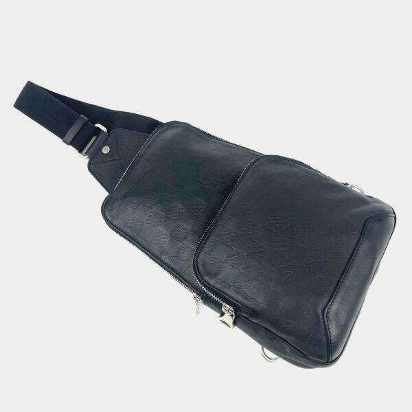 LV Leather Avenue Sling Infini Onyx - Image 3