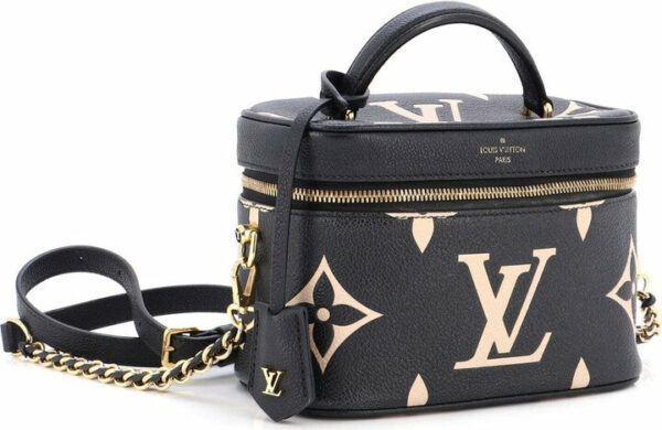 LV Vanity Handbag Bicolor Monogram Empreinte Giant PM - Image 3