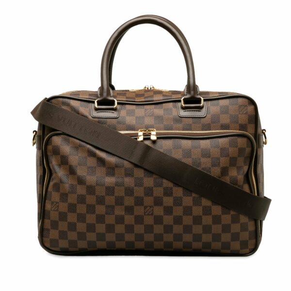 Brown LV Damier Ebene Icare Business Bag