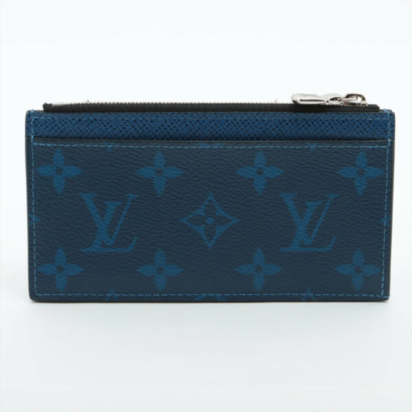 LV Taigarama Coin Card Holder Navy Blue