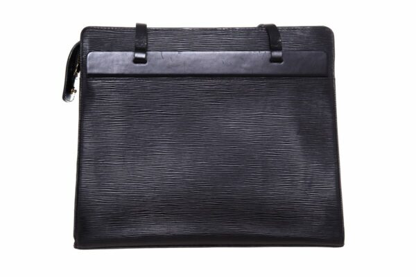 LV fresh Black Epi Leather Riviera Handbag - Image 4