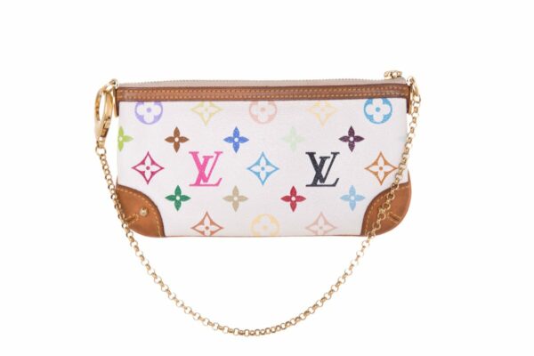 LV MILLA PM White Multi Monogram Pouchette - Image 3