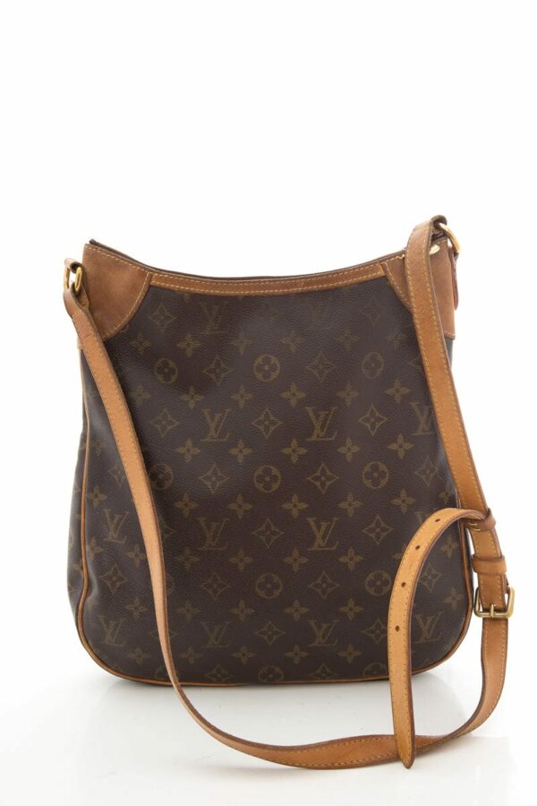 LV Brown Monogram Odeon Shoulder Bag - Image 3