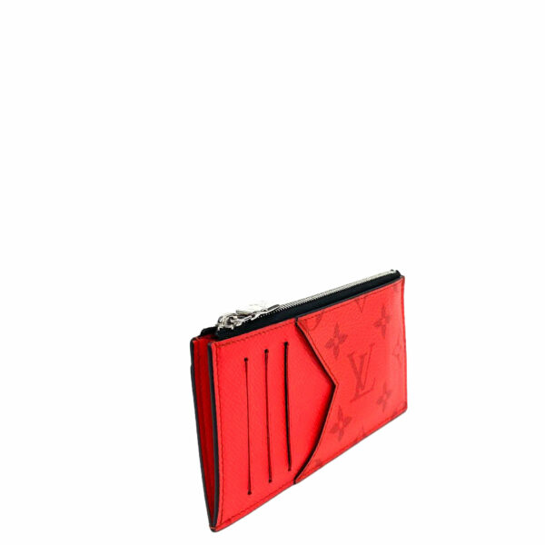 LV Taigarama Coin/Card Holder - Red Monogram