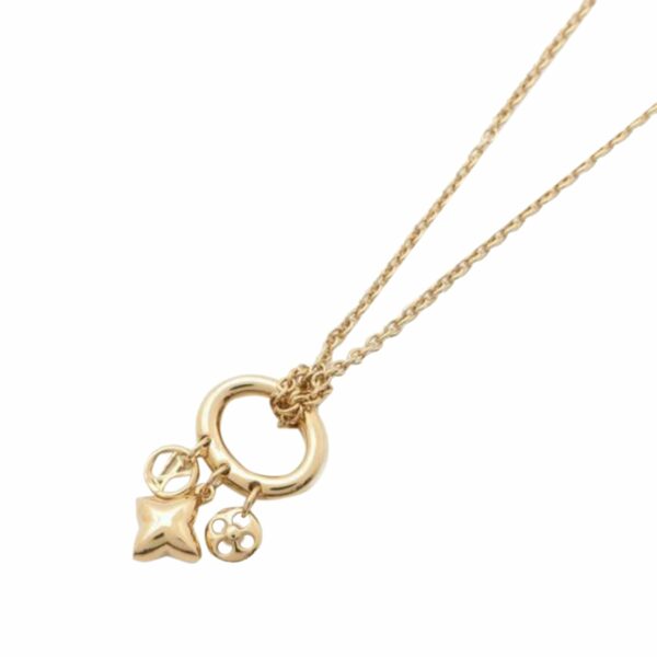 Gold LV My Blooming Strass Necklace - Image 2