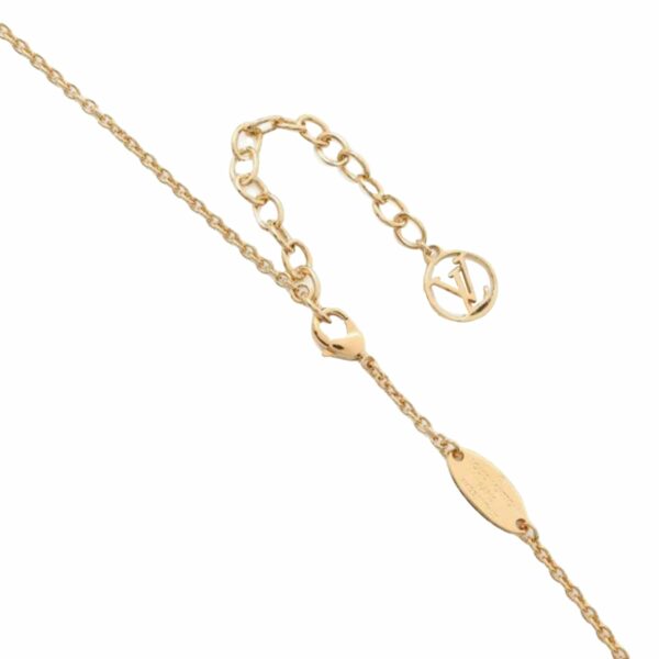 Gold LV My Blooming Strass Necklace - Image 6