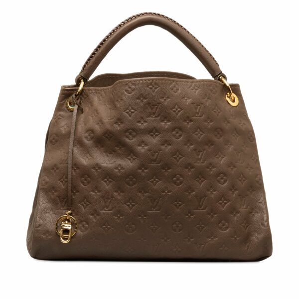 Brown LV Monogram Empreinte Artsy MM Hobo Bag