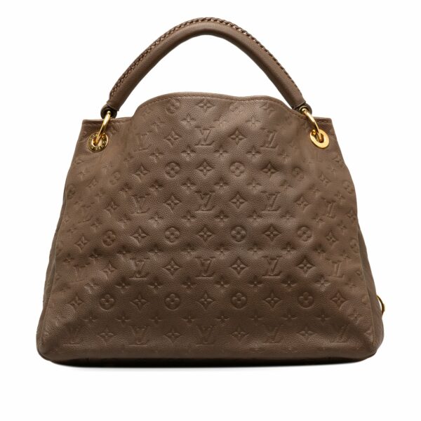 Brown LV Monogram Empreinte Artsy MM Hobo Bag - Image 3