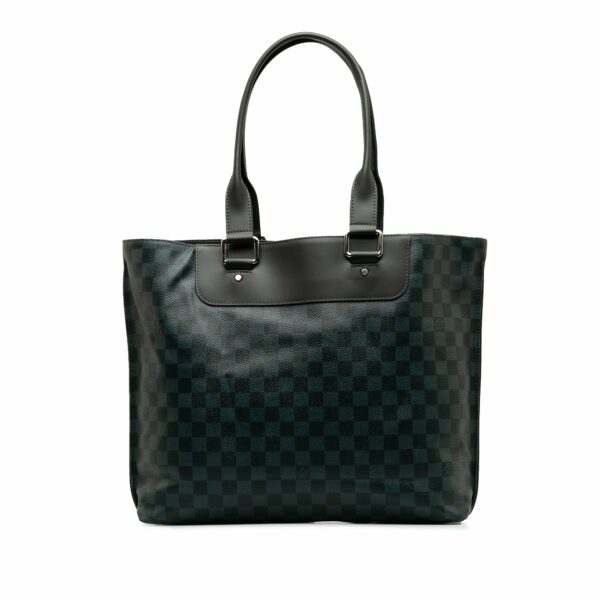 Blue LV Damier Cobalt Cabas Voyage Tote Bag - Image 3