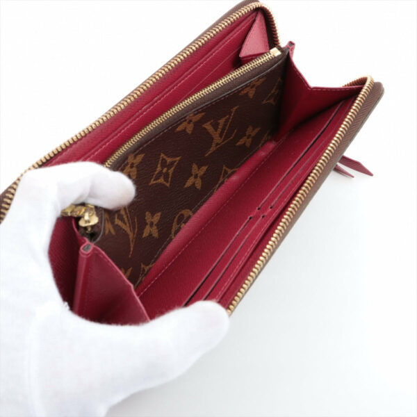 LV Monogram Clemence Long Wallet Fuschia - Image 2