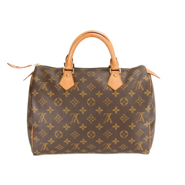 Upcycled LV Speedy 30 Monogram Canvas - Blue Specter - Image 2