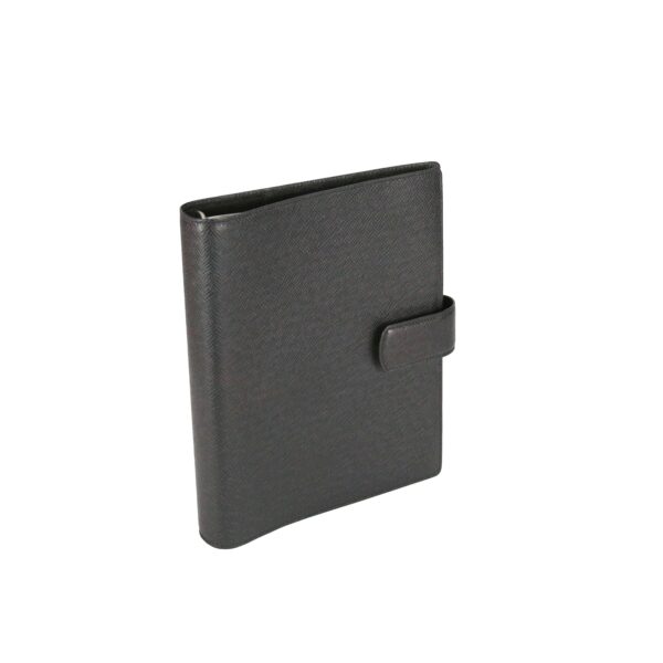 LV Filofax Black Taiga Leather - Image 2