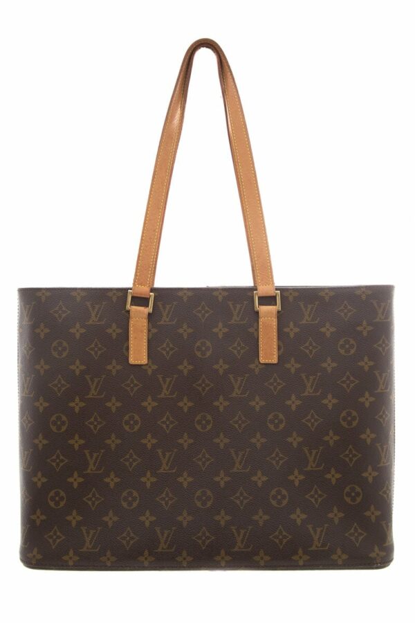 LV 2001 Brown Luco Monogram Canvas Handbag - Image 8