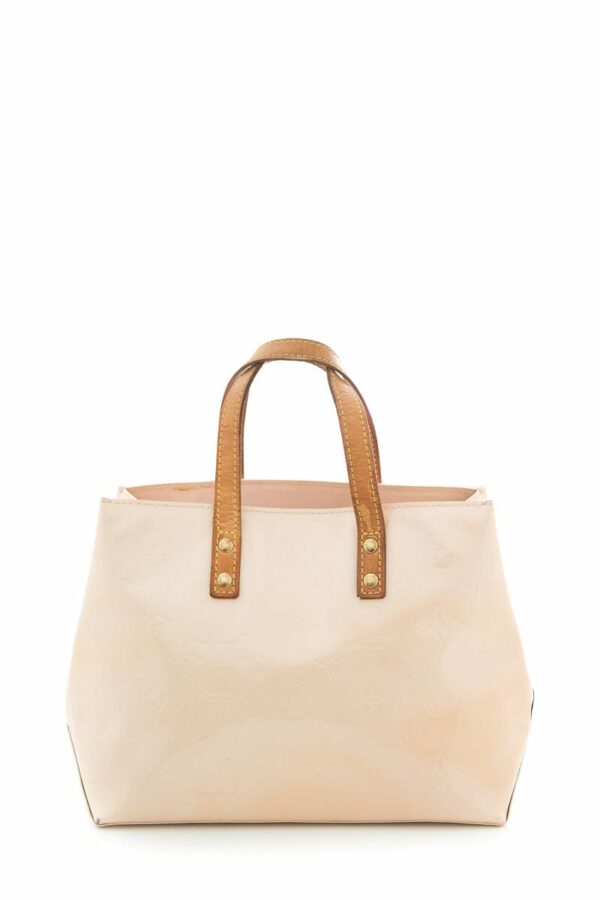 LV Nude Patent "Vernis" Mini Tote - Image 10