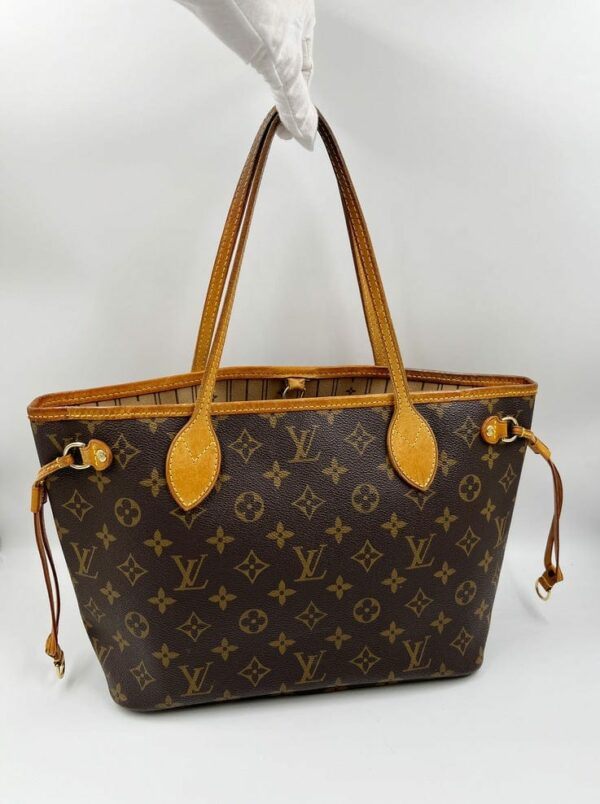 LV Neverfull PM Tote Bag in Classic LV Monogram Canvas - Image 11