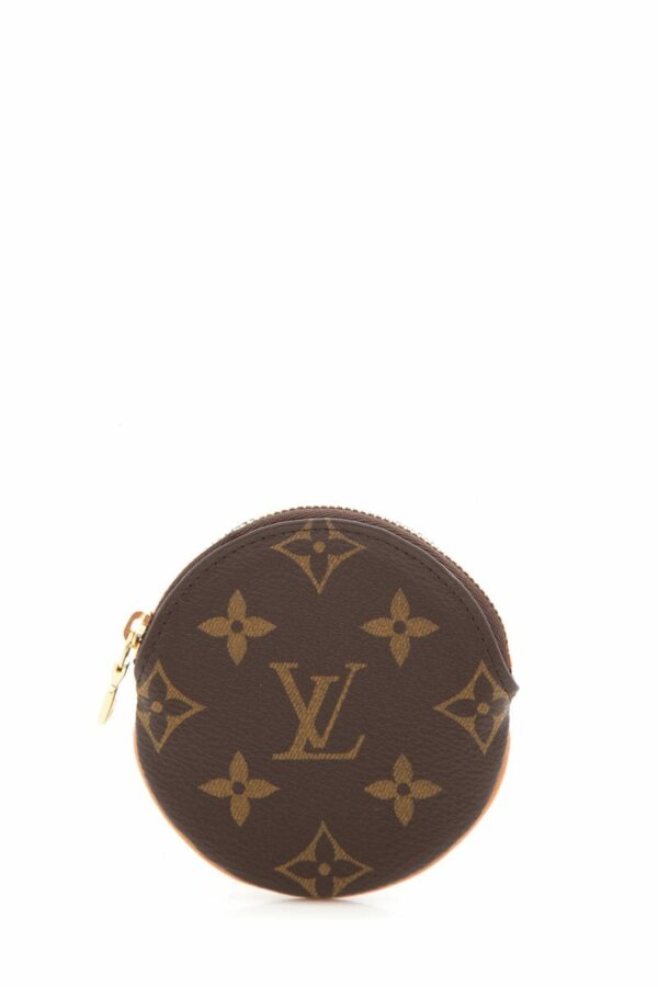 LV Brown LV Monogrammed Porto Monet Ron Coin Pouch - Image 5