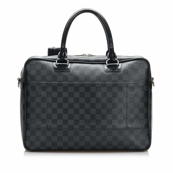 LV Icare Business Bag Blue Damier Graphite Canvas - Image 3