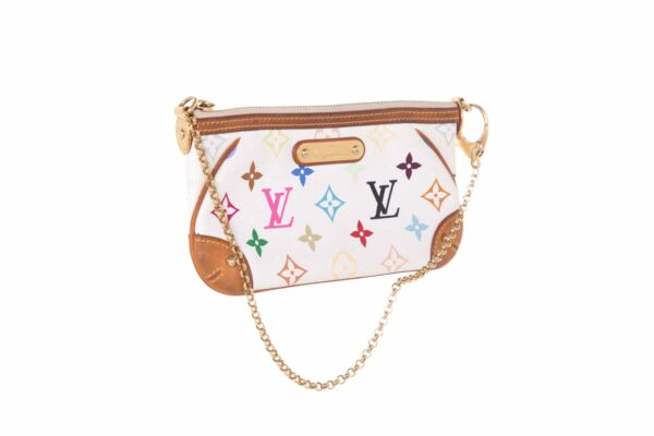 LV MILLA PM White Multi Monogram Pouchette - Image 2