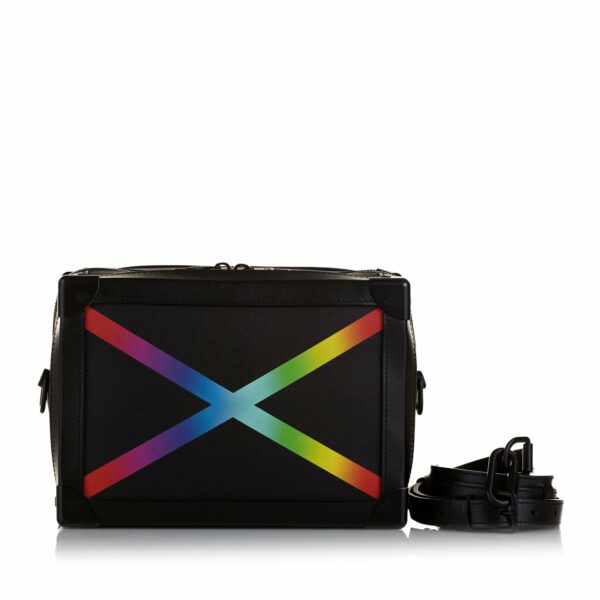 LV Soft Trunk Rainbow Printed Taïga Leather - Image 13