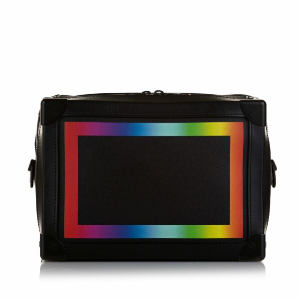 LV Soft Trunk Rainbow Printed Taïga Leather - Image 3