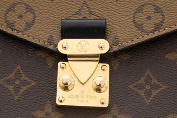 LV Brown Reverse Monogram Pochette Metis Cross-Body - Image 5