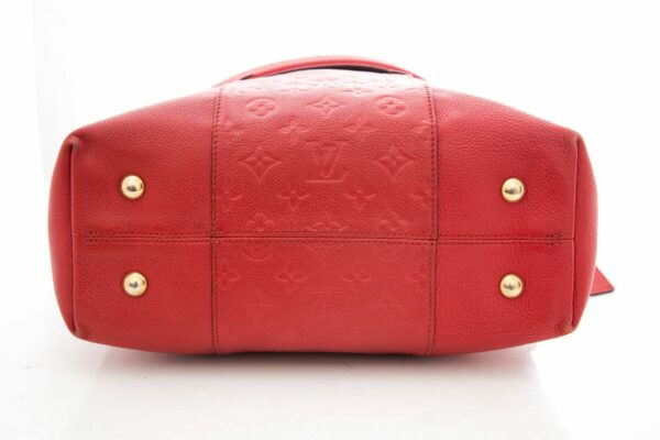 LV Red Monogram Melie Leather Handbag - Image 4