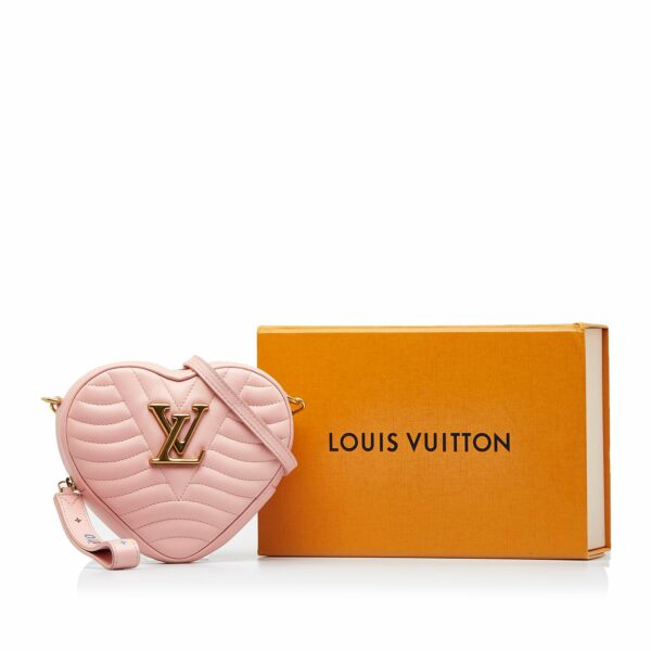 LV New Wave Heart Pink Calfskin - Image 9