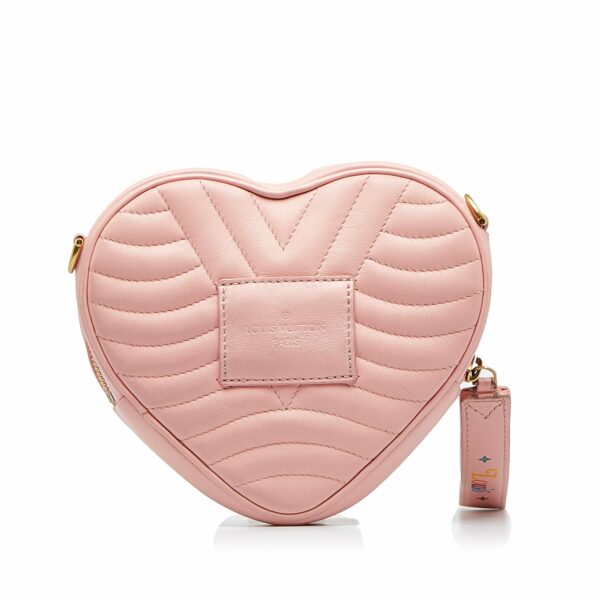 LV New Wave Heart Pink Calfskin - Image 3